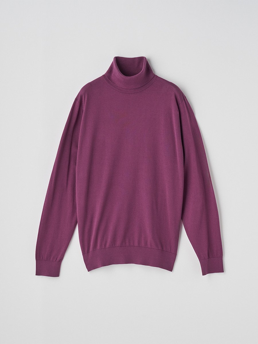 JOHN SMEDLEY タートルネック長袖コットンニットプルオーバー ｜ S4751 ｜ 30G MODERN FIT ジョンスメドレー トップス ニット【送料無料】