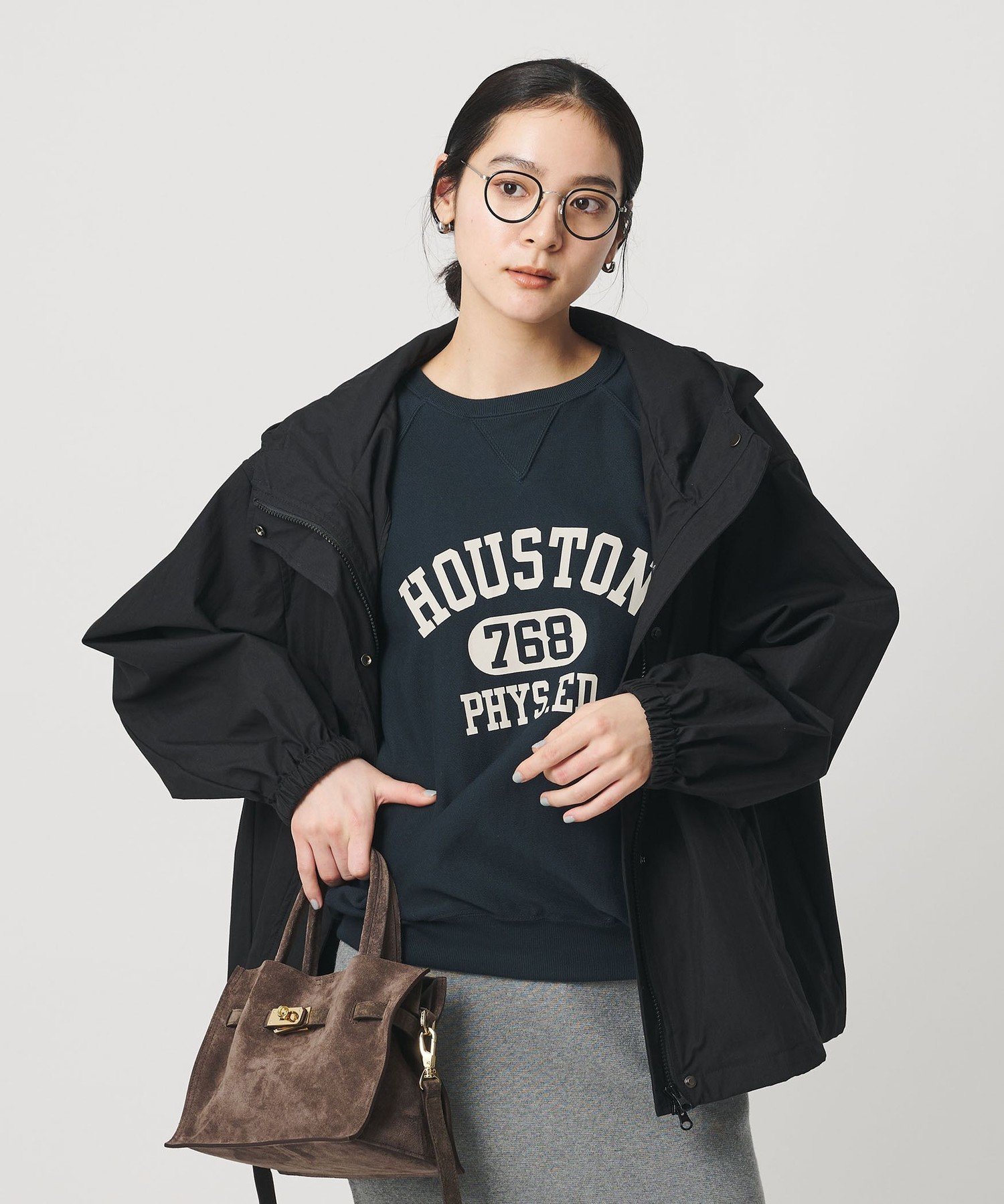 BEAUTY&YOUTH UNITED ARROWS 【WEB限定】コットンナイロン フードブルゾン ウォッシャブル ビューティー＆ユース　ユナイテッドアローズ ジャケット・アウター ブルゾン・ジャンパー ホワイト ブラック【送料無料】