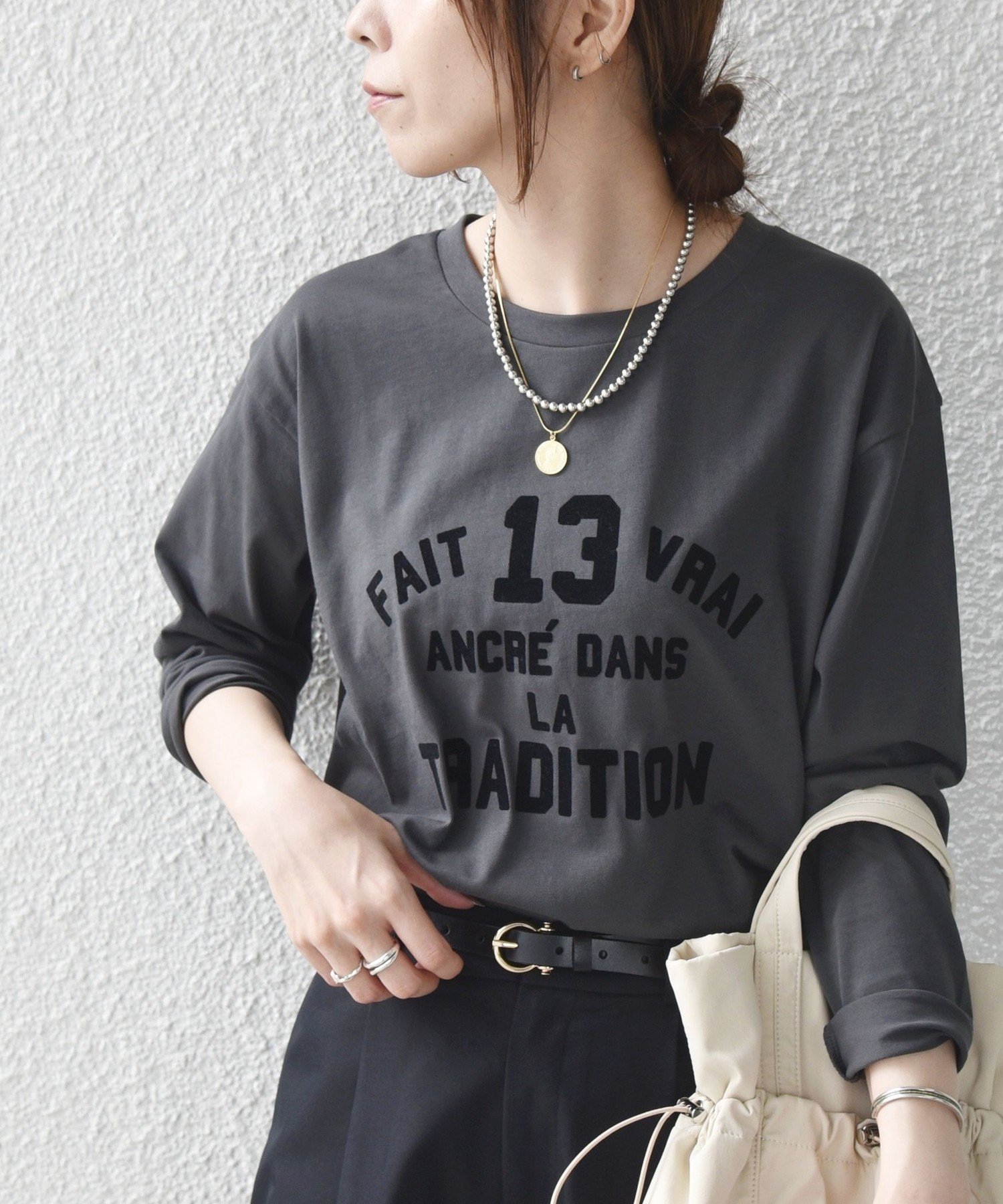 SHIPS Colors 《一部追加・新色予約》【WEB限定】SHIPS Colors:＜洗濯機可能＞フロッキー ロゴ TEE(ロンT)◆ シップス トップス カットソー・Tシャツ レッド ブルー ブラック ブラウン【送料無料】