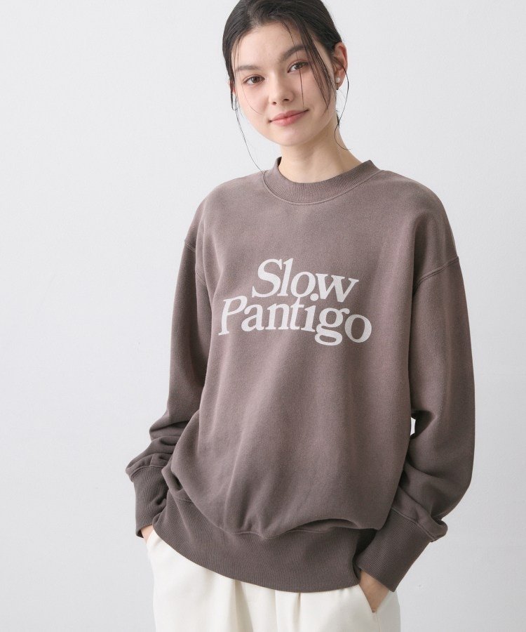 【SALE／55%OFF】Dessin 【ユニセックス/洗える】ヴィンテージライク裏毛スウェット デッサン トップス スウェット・トレーナー ブルー グレー