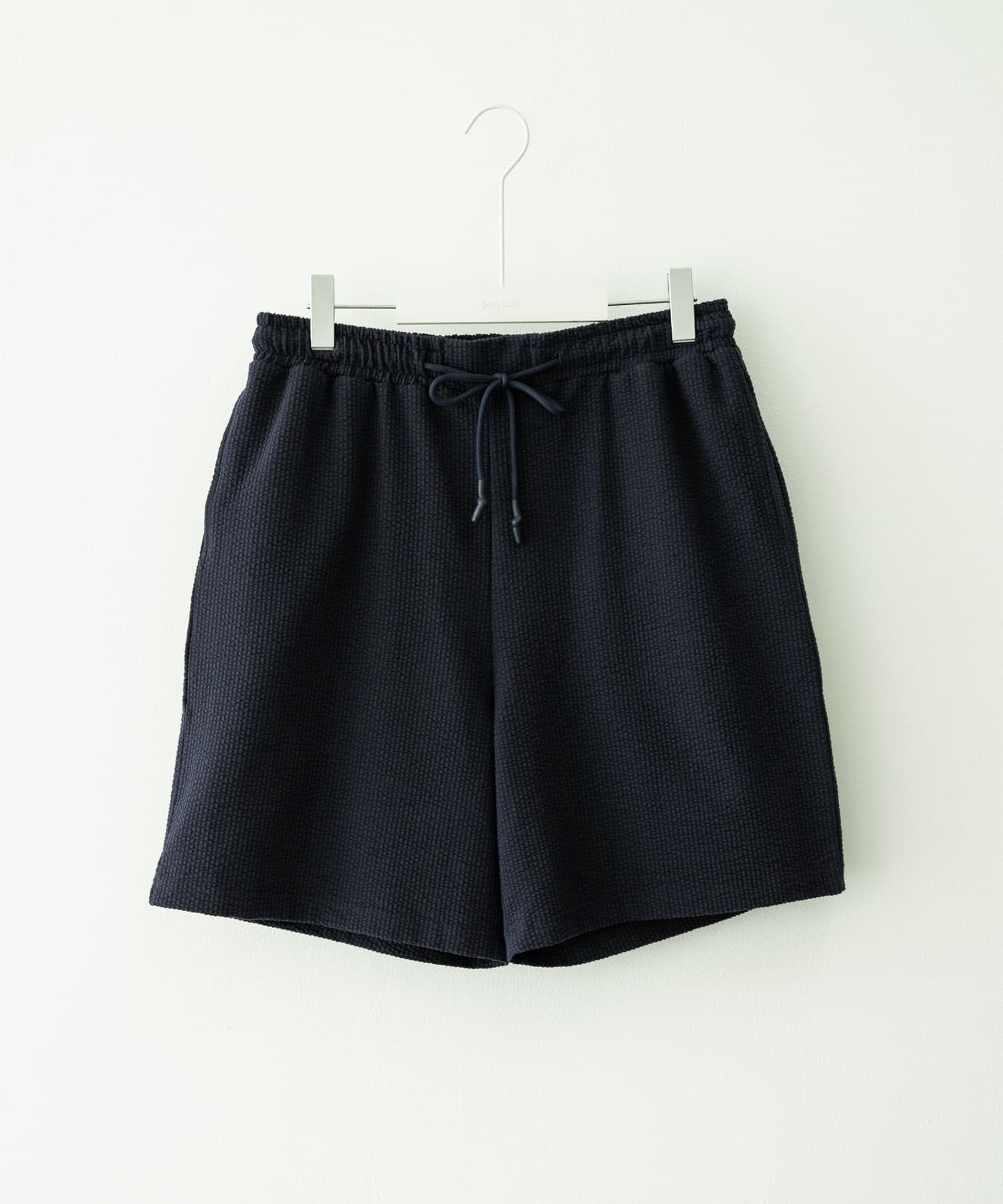 Sonny Label カットシアサッカーショートパンツ サニーレーベル パンツ その他のパンツ ブラック ネイビー