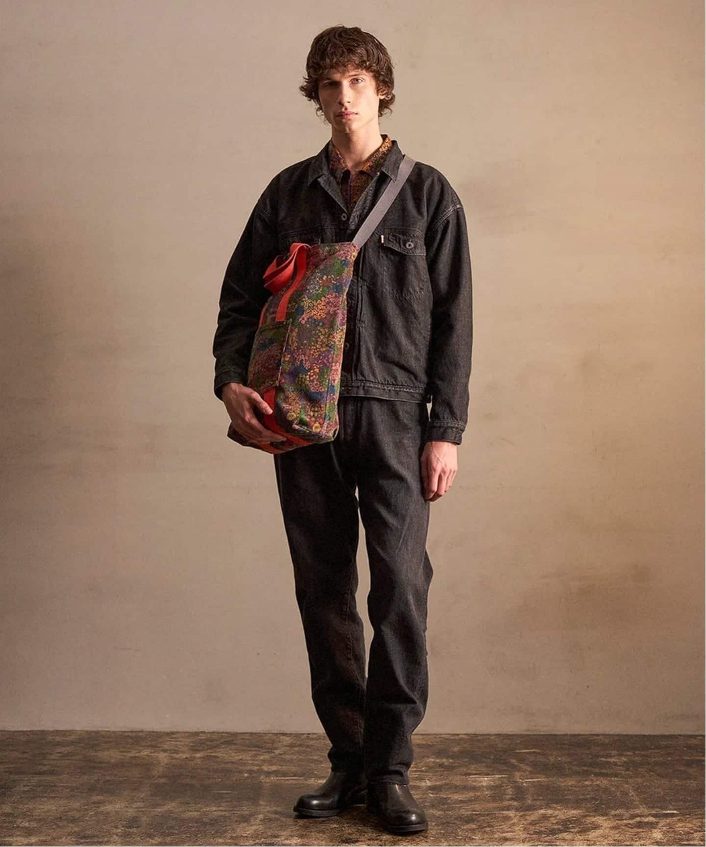 WORLDLY-WISE 【NICENESS / ナイスネス】 P.VALE SHOULDERTOTE:トートバッグ ワールドリーワイズ バッグ トートバッグ ベージュ グレー