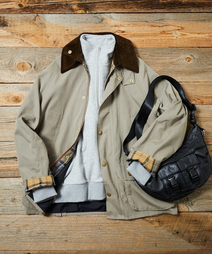 Barbour 別注 BEDALE OS SLEEVE/別注 ビデイル オーバーサイズ スリーブ 26AW フリークスストア ジャケット・アウター ブルゾン・ジャンパー グリーン グレー ブラウン ベージュ ブラック【送料無料】