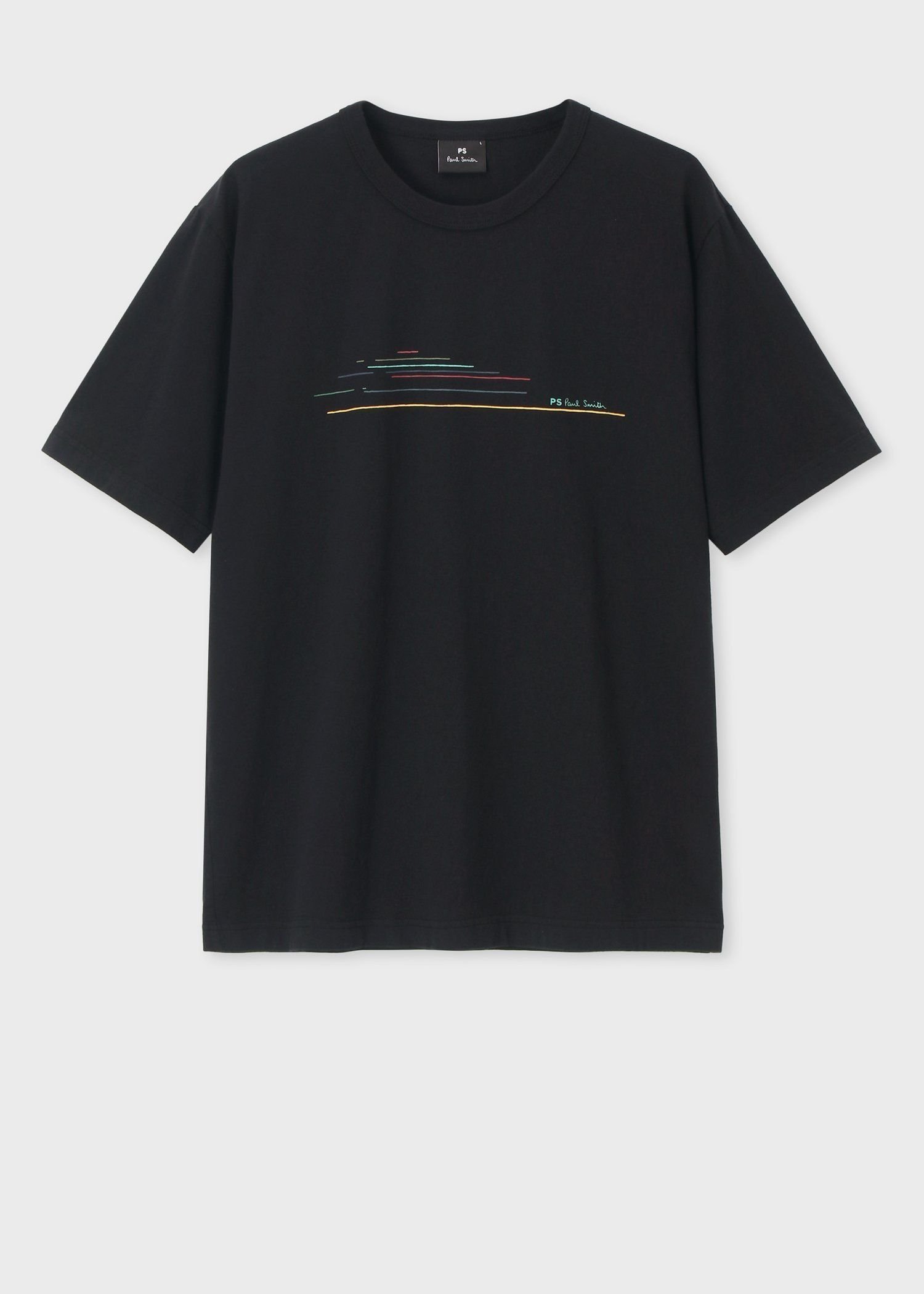 "Sports Stripe Road" 半袖Tシャツ ポール・スミス トップス カットソー・Tシャツ ホワイト ブラック