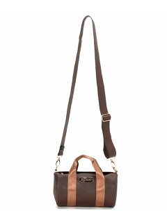 230 Roll Boston Bag 22092310000110: Brown 230 Roll Boston Bag 22092310000110: Brown