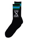 楽天Rakuten Fashion【SALE／30％OFF】X-girl THE X-GIRL RIB SOCKS ソックス X-girl エックスガール 靴下・レッグウェア 靴下 ブラック グレー ホワイト