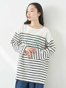 earth music ecology Lee e.m.a.e BORDER L/S TEE アースミュージック エコロジー トップス カットソー Tシャツ ブラック ピンク ブルー【送料無料】