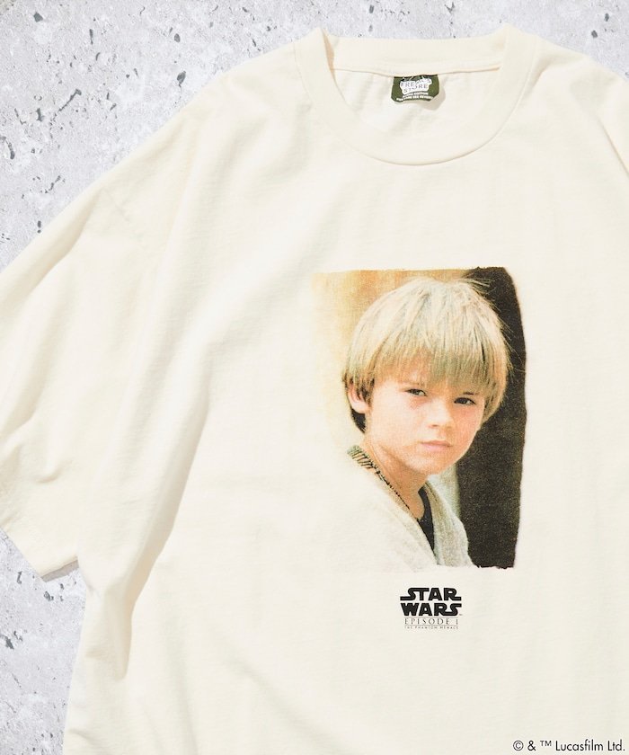 【SALE／10 OFF】FREAK 039 S STORE STARWARS/スターウォーズ(UP) フロスト加工ショートスリーブTシャツ/半袖 フリークスストア トップス カットソー Tシャツ ホワイト ブラック【送料無料】