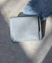 【SALE/40%OFF】An+u レザーコンパクトウォレット エディターズ ドロー 財布・ポーチ・ケース 財布 グレー ネイビー ベージュ ブルー グリーン【送料無料】