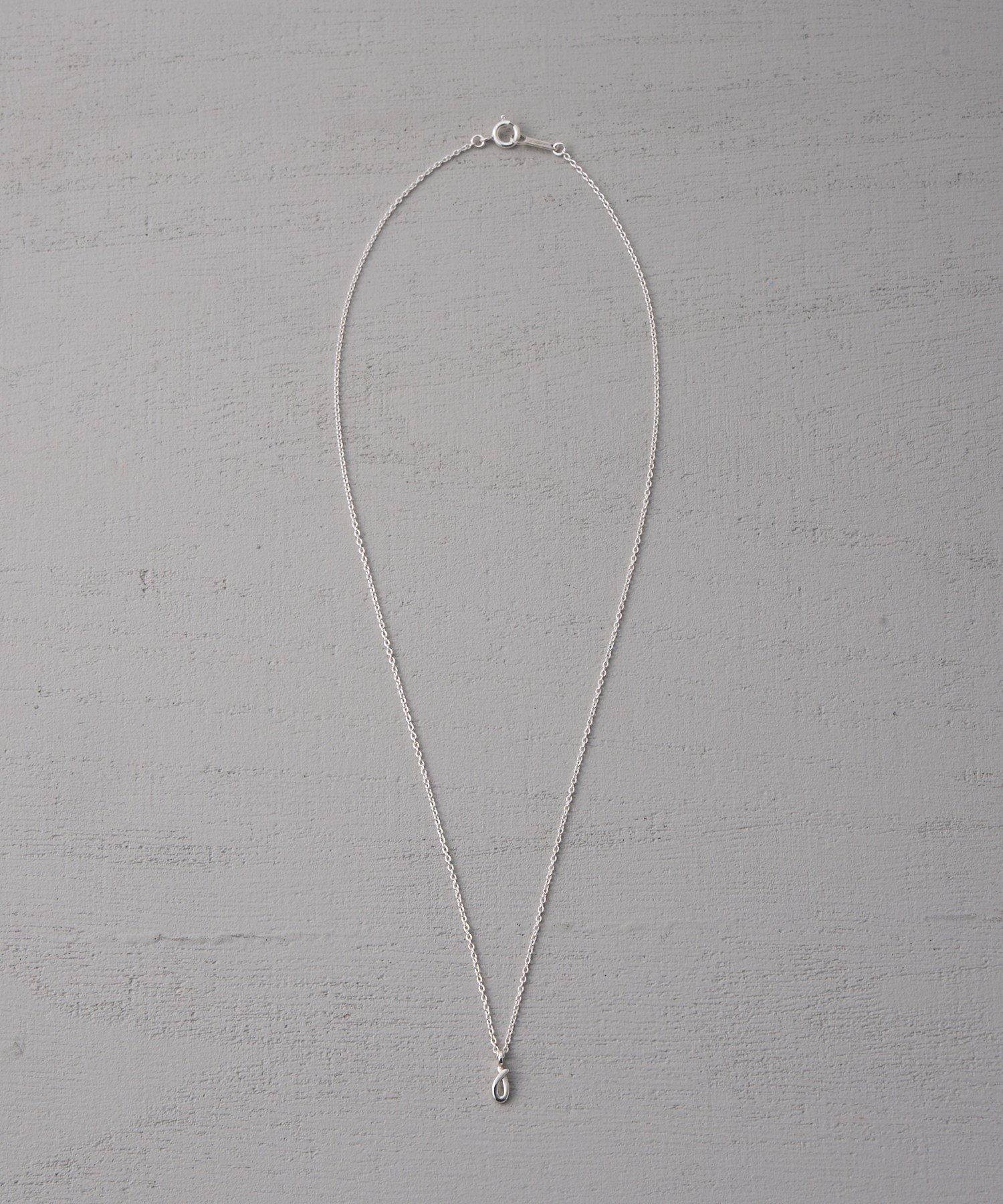 and cloud Minimum Drop Necklace アンドクラウド アクセサリー・腕時計 ネックレス シルバー【送料無料】
