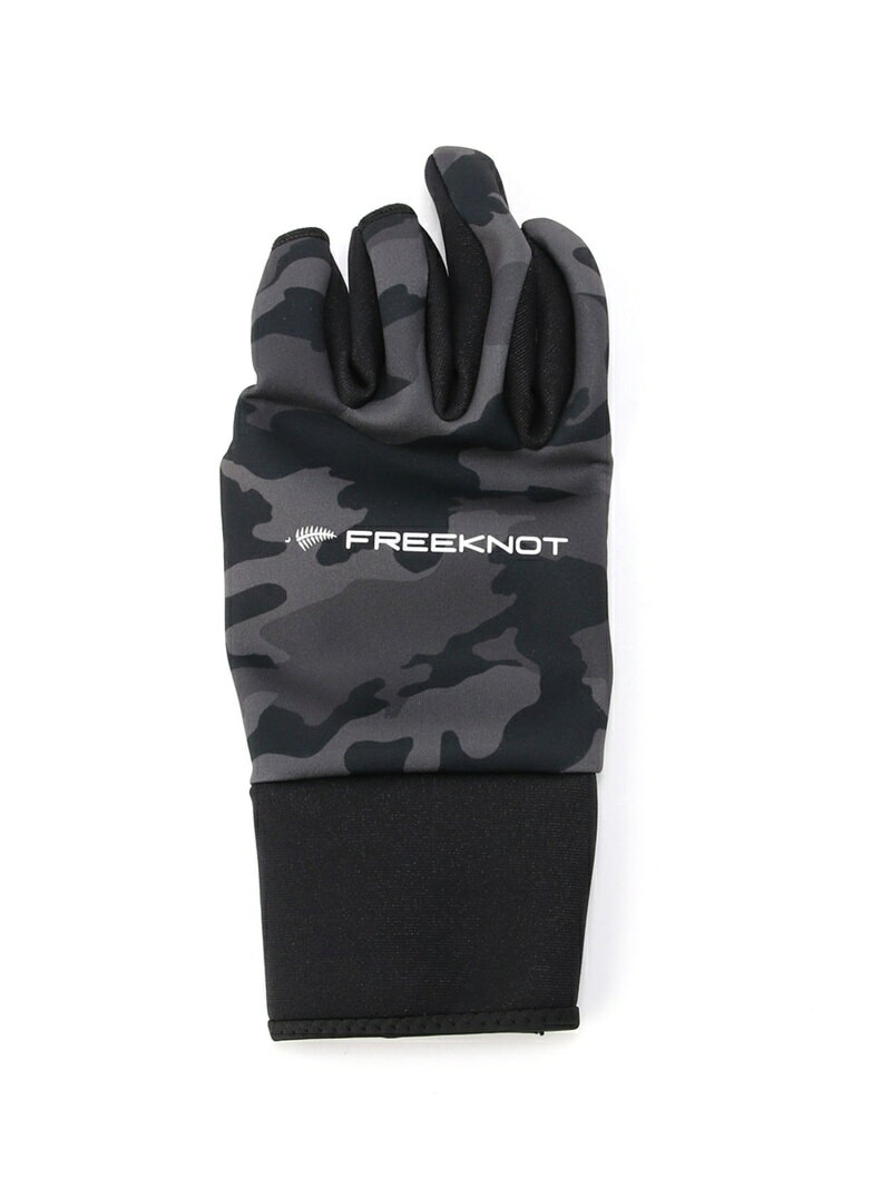 【SALE／40%OFF】FREEKNOT (M)タイタニウムαFOURON ネオプレングローブ 3本カット フリーノット ファッション雑貨 手袋 グリーン ブラック【送料無料】