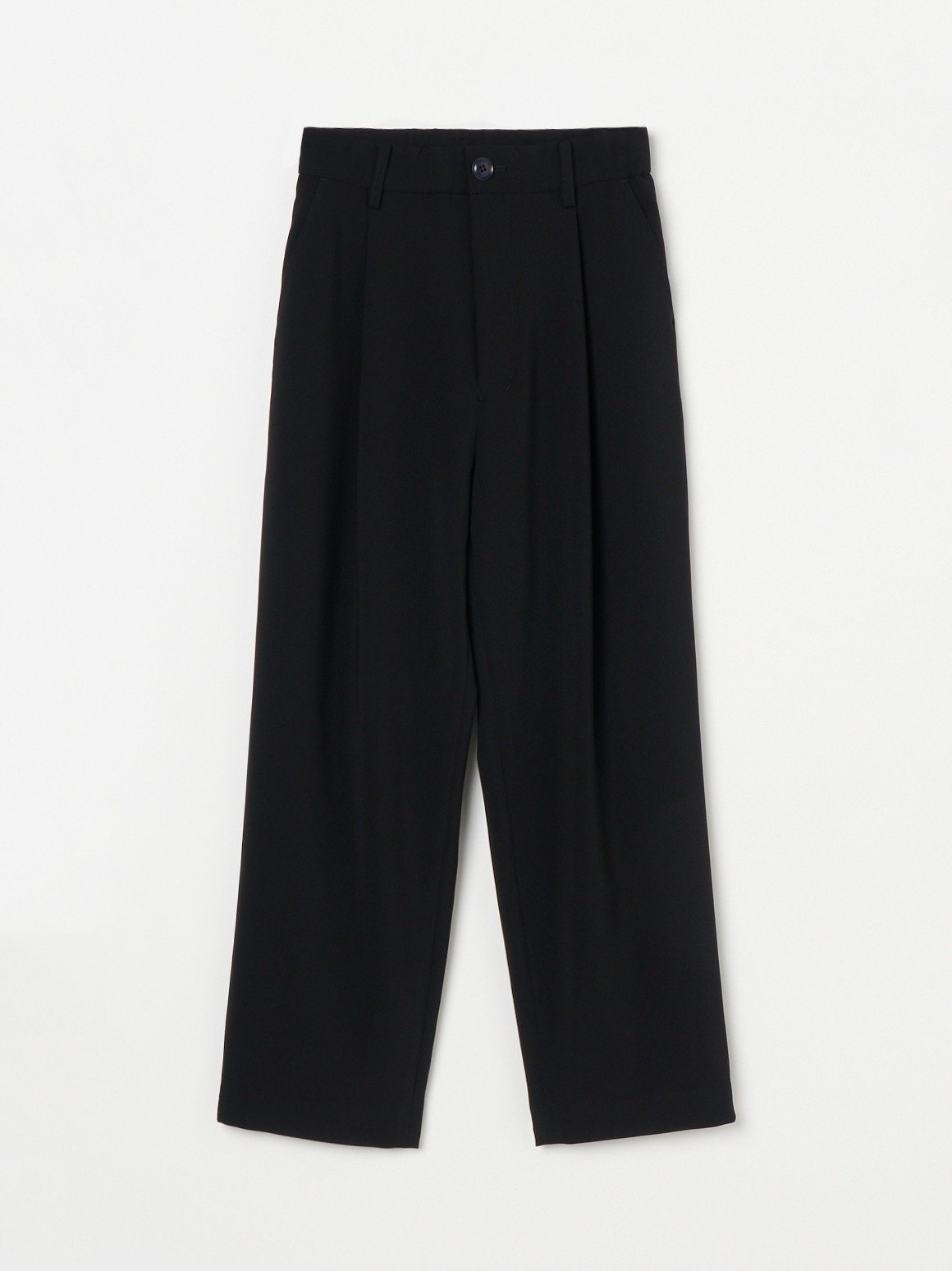 【SALE／50%OFF】three dots Double cloth cocoon pant スリードッツ パンツ その他のパンツ ブラック ベージュ【送料無料】