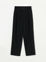 【SALE／50%OFF】three dots Double cloth cocoon pant スリードッツ パンツ その他のパンツ ブラック ベージュ【送料無料】