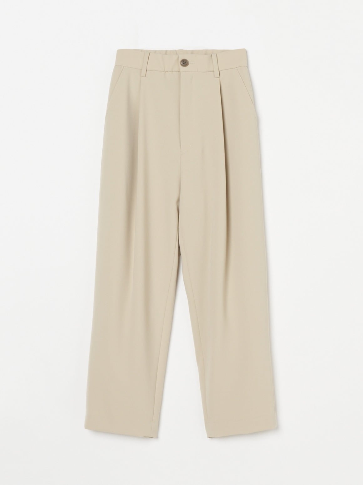 three dots Double cloth cocoon pant スリードッツ パンツ その他のパンツ ベージュ ブラック