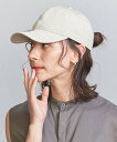 ニューエラ BEAUTY&YOUTH UNITED ARROWS 【別注】＜NEW ERA＞コットン ツイル ロゴキャップ ビューティー＆ユース　ユナイテッドアローズ 帽子 キャップ ベージュ ブラック カーキ【送料無料】