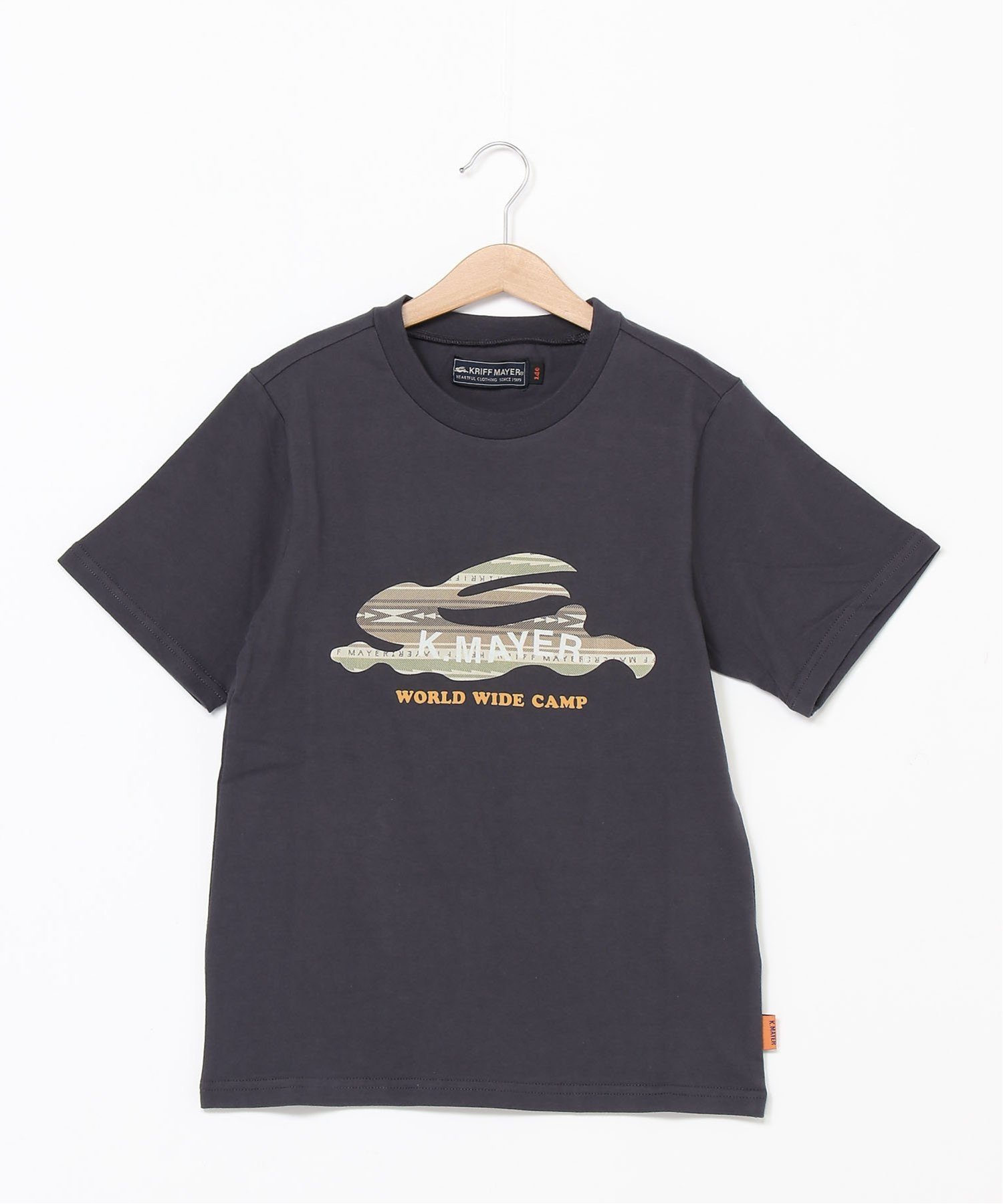 【SALE／40%OFF】KRIFF MAYER (K)フライングラビット柄ロゴ半袖T クリフメイヤー トップス カットソー・Tシャツ ホワイト グレー ブルー ブラックのサムネイル