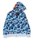 A BATHING APE ABC CAMO SHARK FULL ZIP HOODIE ア ベイシング エイプ トップス パーカー フーディー ブルー グリーン ピンク【送料無料】