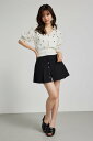 【SALE/30%OFF】rienda フラップJ/W SS-PT リエンダ パンツ その他のパンツ ホワイト ブラック【送料無料】