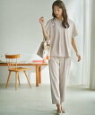 【SALE/20%OFF】any SiS L 【接触冷感・UVカット・吸水速乾】サラキレイ テーパード パンツ エニィスィス パンツ その他のパンツ ネイビー ...