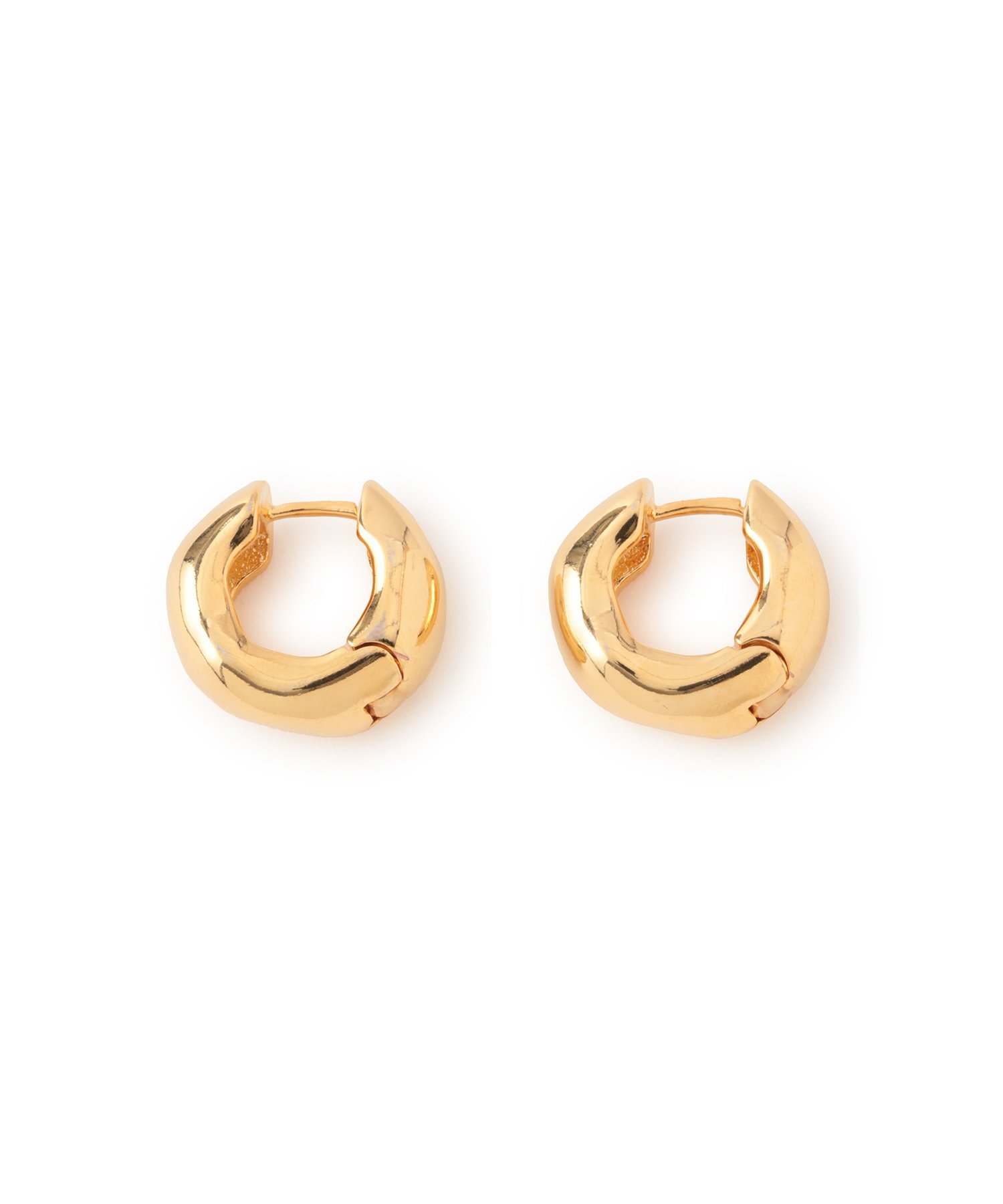 ADAM ET ROPE' FEMME LES BIJOUX ドロップフープピアス アダムエロペ アクセサリー・腕時計 ピアス シルバー ゴールド【送料無料】