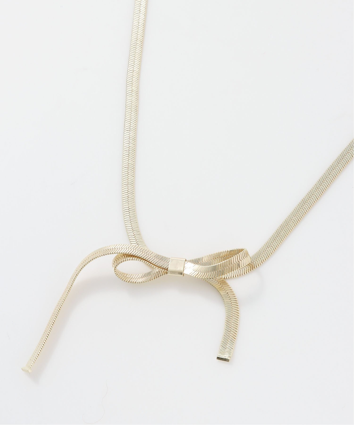 【SALE/79%OFF】BURNER (W)リボン デザインネックレス バーナー アクセサリー・腕時計 ネックレス ゴールド シルバー