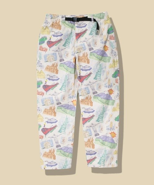 キャンバス総柄プリントハイクパンツ (MENS/WOMENS) ゴースローキャラバン パンツ その他のパンツ