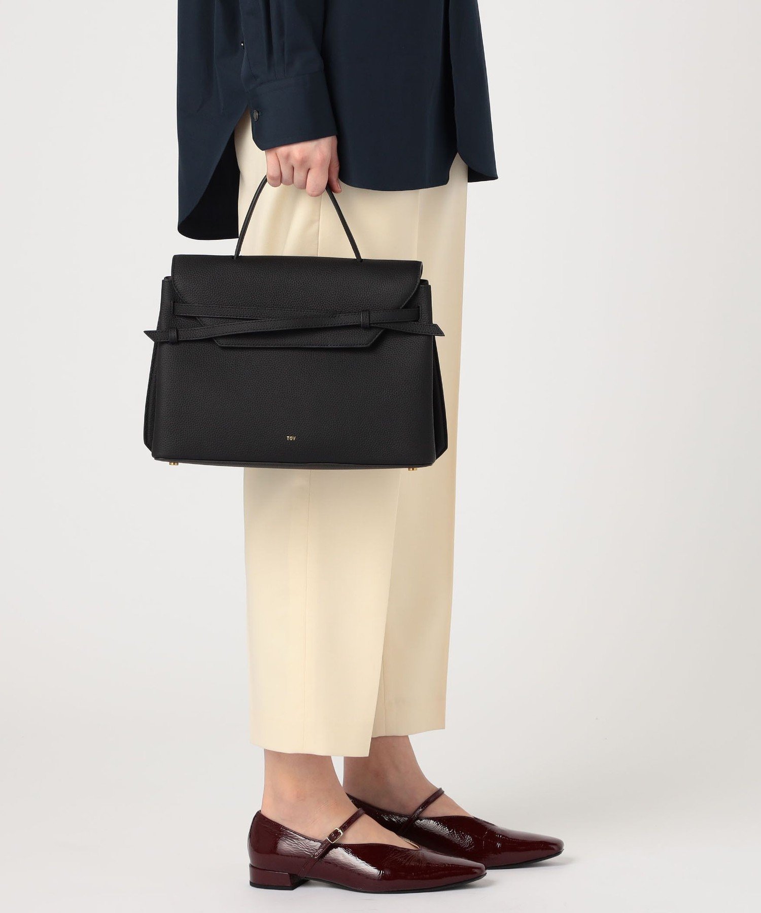 TOMORROWLAND GOODS TOV MIMI GRAND バッグ トゥモローランド バッグ ハンドバッグ ブラック【送料無料】