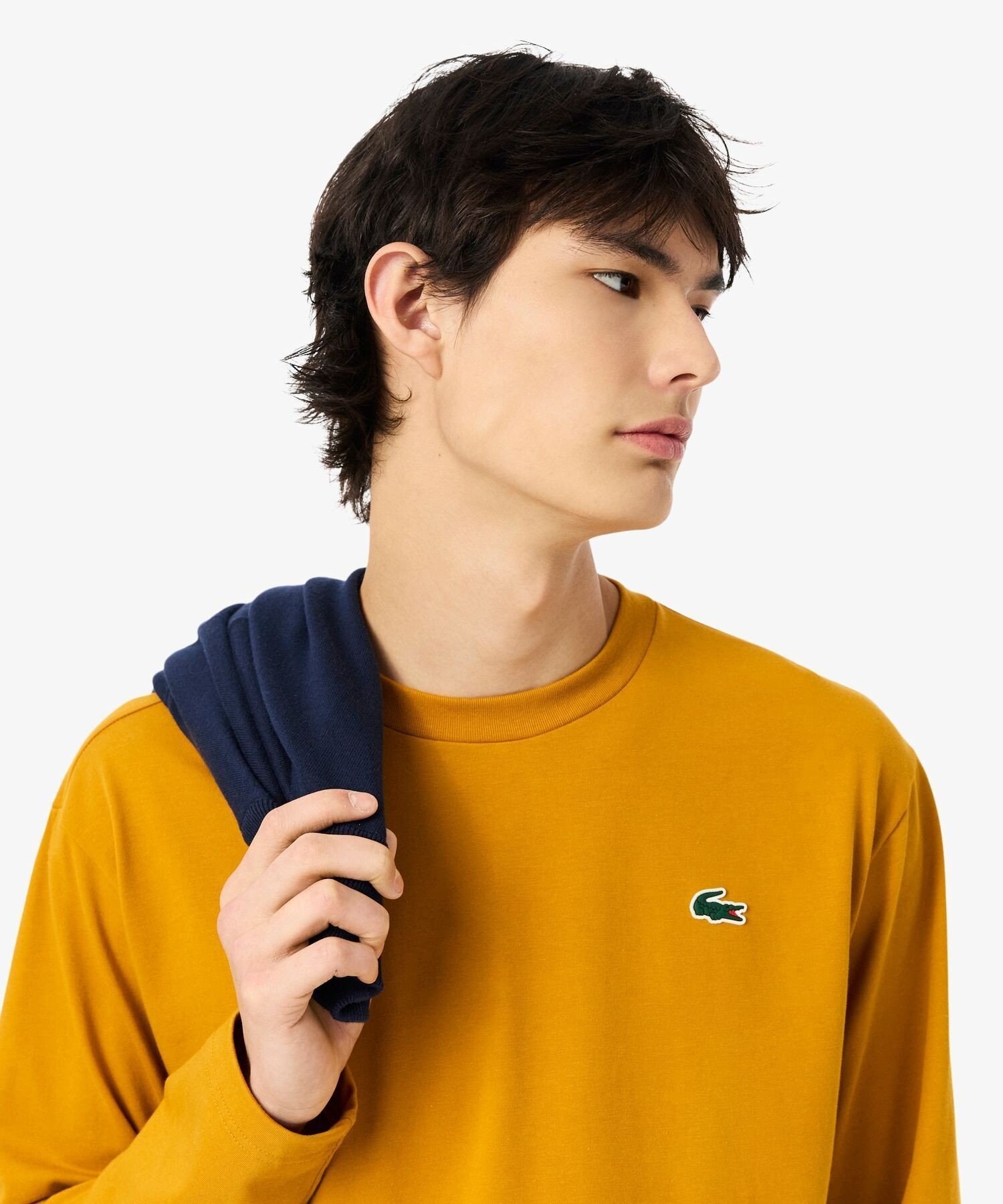 【SALE／30%OFF】LACOSTE ラコステゴルフバックプリントウルトラドライロングスリーブTシャツ ラコステ トップス カットソー・Tシャツ イエロー【送料無料】