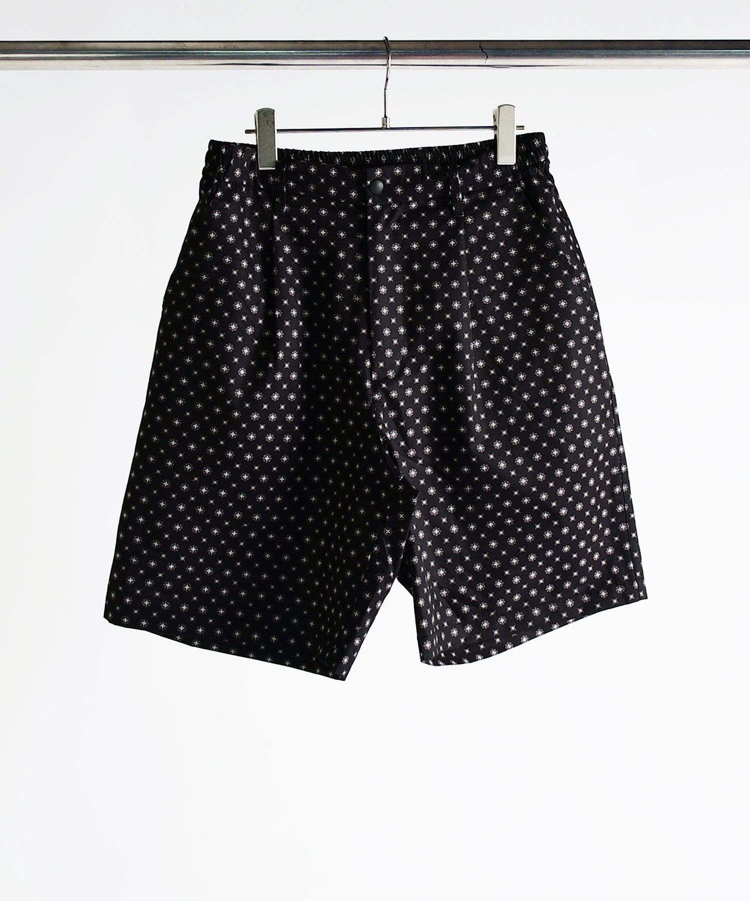 Short, Half Pants - Johnbull Private labo COOLDOTSR プリントショーツ ジョンブルプライベートラボ パンツ スラックス・ドレスパンツ ブラック【送料無料】