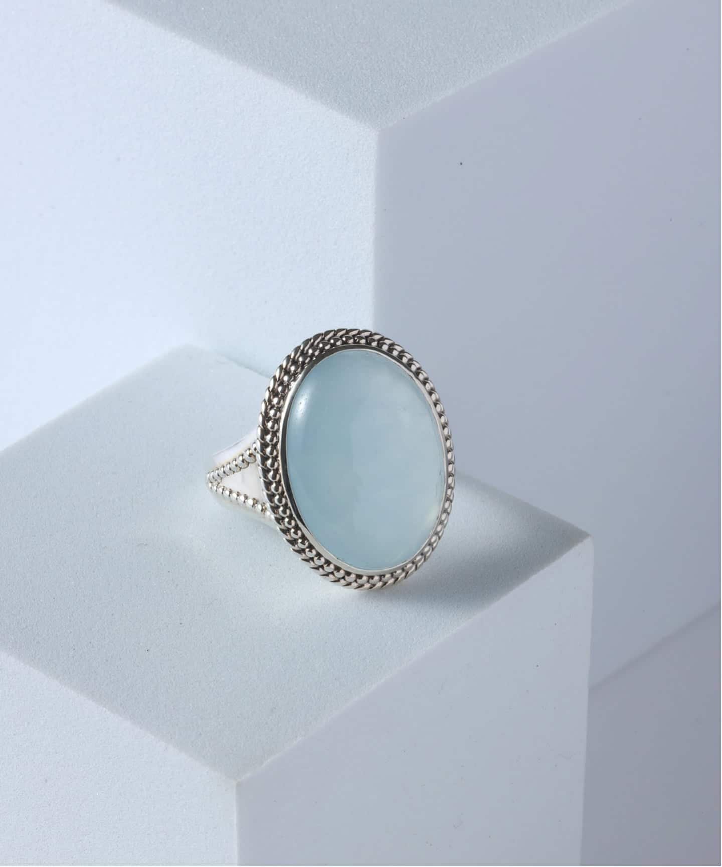 Lilas 【SAMH by LILAS】アクアマリンリング SV スピックアンドスパン アクセサリー・腕時計 リング・指輪 シルバー【送料無料】