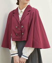 【SALE/35%OFF】axes femme マント風ケープジャケット アクシーズファム ジャケット・アウター テーラードジャケット・ブレザー ベージュ ブラ...