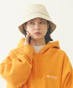 【SALE/50%OFF】MILKFED. STENCIL LOGO BUCKET ミルクフェド 帽子 ハット ブルー ベージュ ブラック