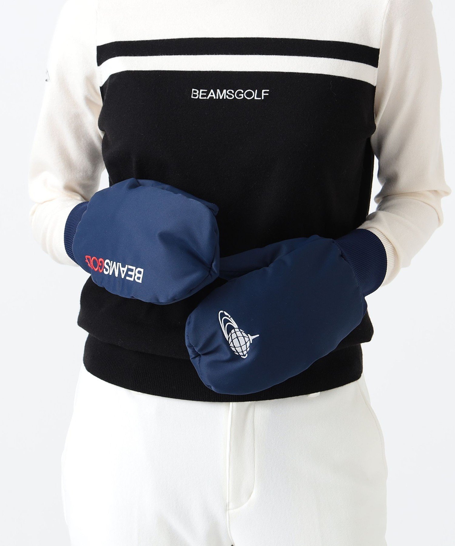 BEAMS GOLF ミトン グローブ ビームス ゴルフ ファッション雑貨 手袋 ブラック ベージュ ネイビー【送料無料】