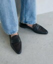 【SALE/30%OFF】carino メッシュチュールローファー モード・エ・ジャコモ×イング シューズ・靴 ローファー ブルー カーキグリーン【送料無料】(4)
