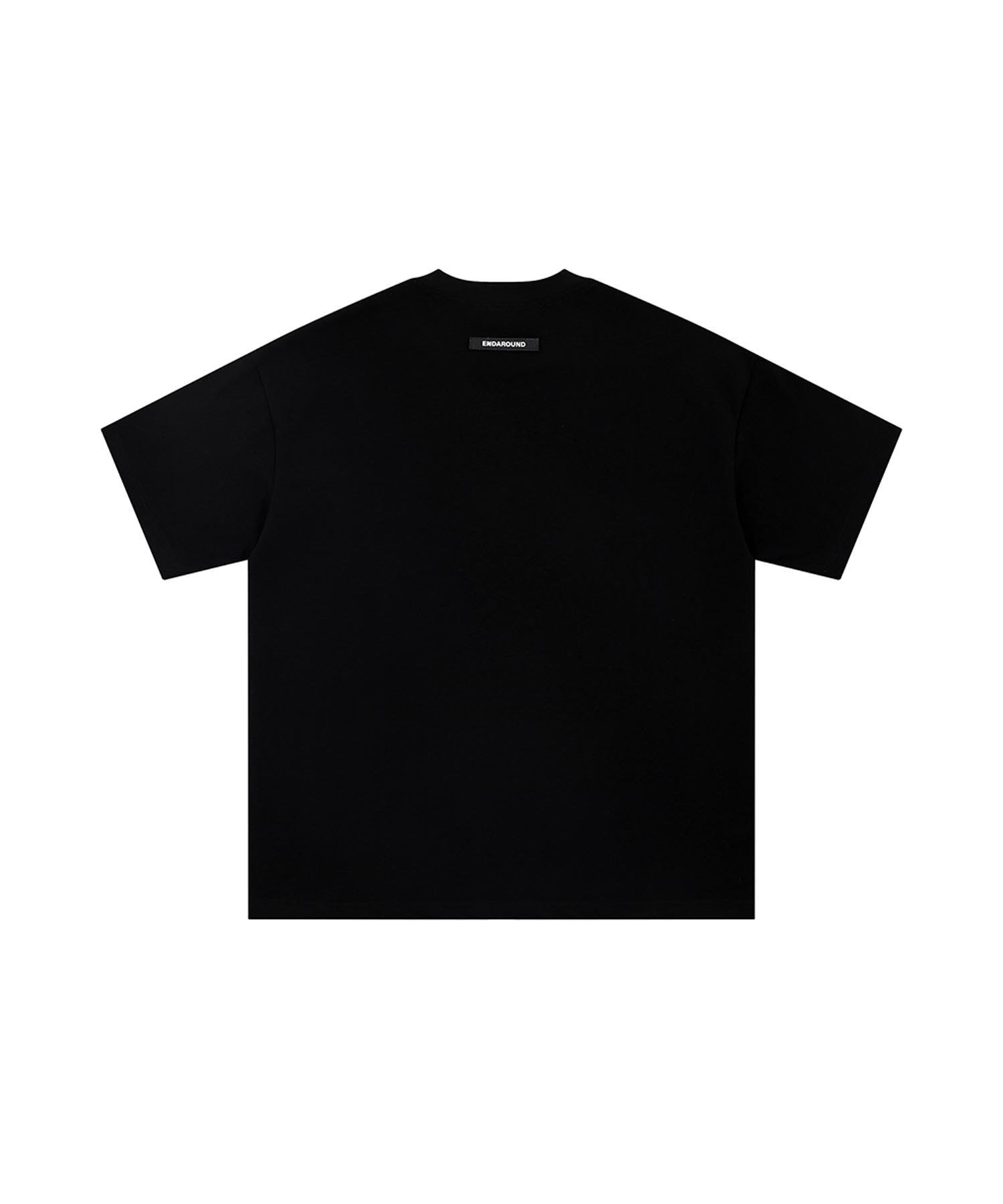 aimoha MEN/チェアプリントグラフィックTシャツ アイモハ トップス カットソー・Tシャツ ブラック ホワイト