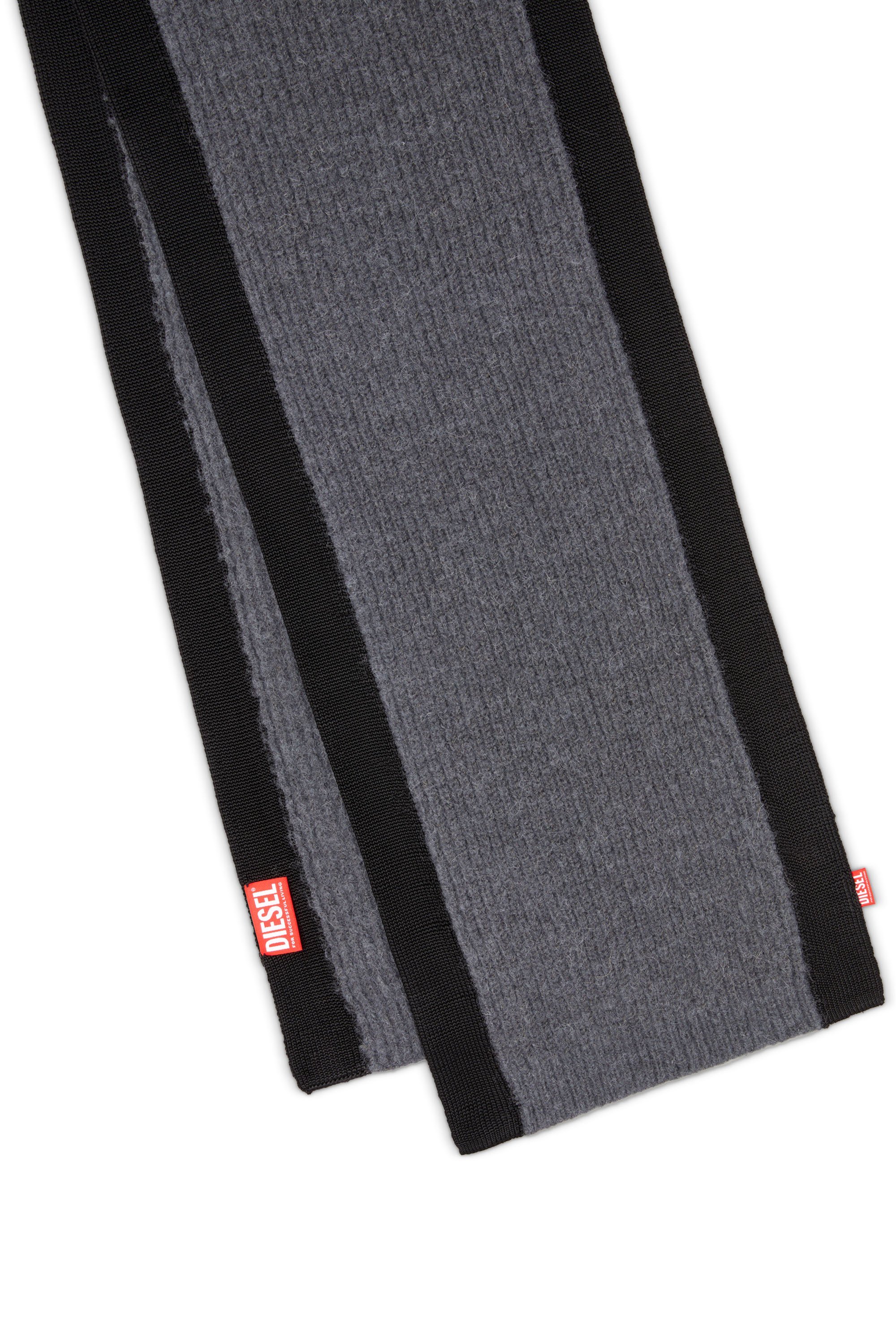 メンズ ストール K-LOLLO-SCARF ディーゼル ファッション雑貨 マフラー・ストール・ネックウォーマー ブラウン グレー