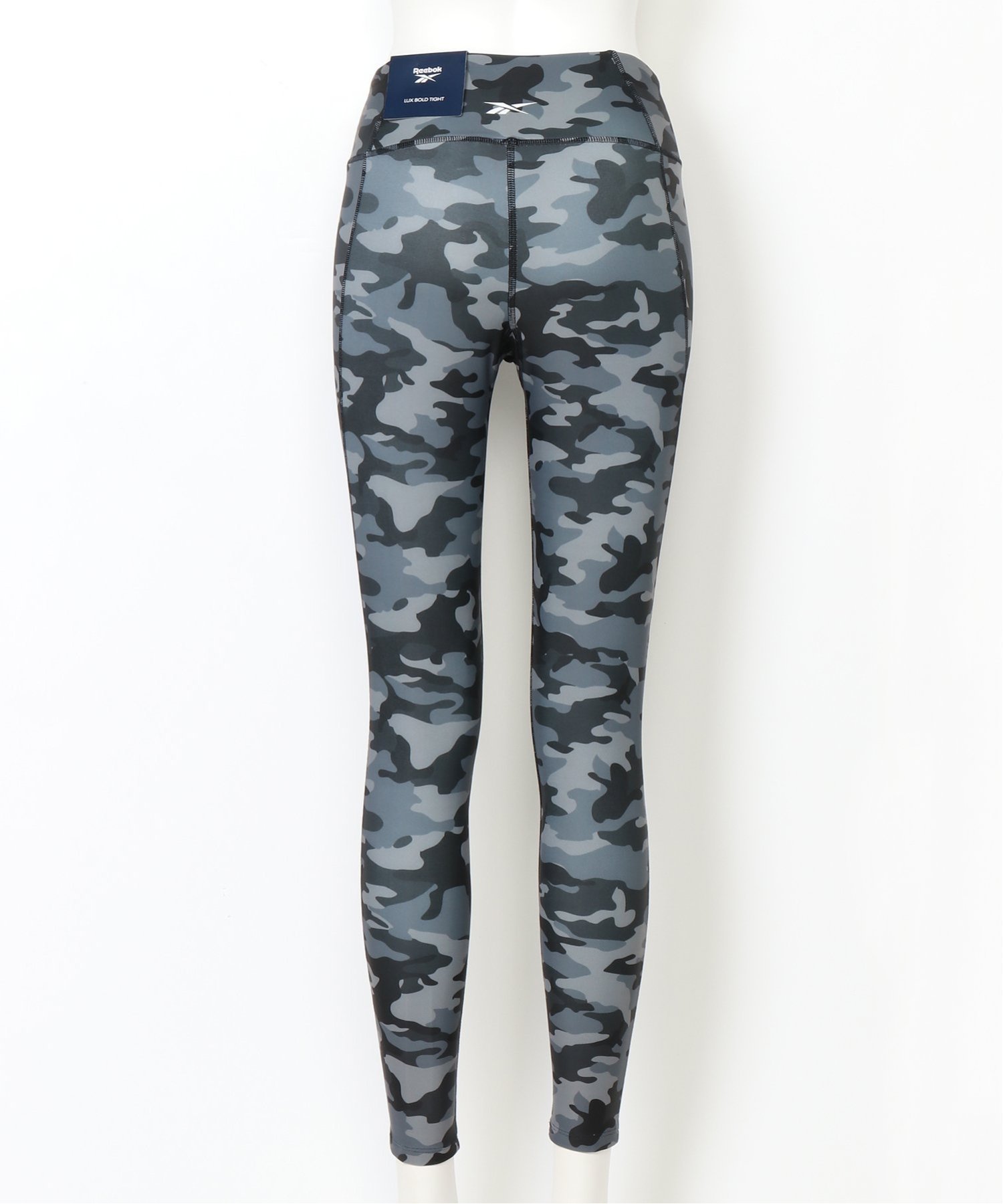 Reebok Lux ボールド カモ プリント タイツ / Lux Bold Camo Print Tights / ヨガウェア / リーボック（レディース） リーボック ファッショングッズ タイツ/レギンス グレー【送料無料】