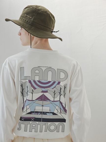 emmi 【emmi*Snow Peak】LAND Station L/S T エミ トップス カットソー・Tシャツ ホワイト【送料無料】のサムネイル