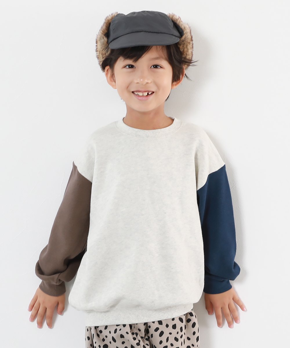 【SALE／5%OFF】devirock 無地 ビッグシルエット クレイジーカラー スウェットトレーナー トップス デビロック トップス スウェット・トレーナーのサムネイル