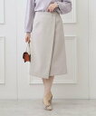 【SALE／40 OFF】Couture Brooch メルジャージラップ風スカート クチュールブローチ スカート その他のスカート グレー ネイビー