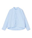 【SALE/40%OFF】MACPHEE コットンブロード コクーンシャツ トゥモローランド トップス シャツ・ブラウス ベージュ ブルー【送料無料】