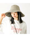 Rouge vif la cle 【Ruben/ルーベン】ラスターワイドブリムハット(顎紐付き)【WEB限定】 ルージュ・ヴィフ ラクレ 帽子 ハット グリーン ベージュ ブラック【送料無料】