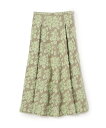 Ballsey Yasmin タックフレアスカート トゥモローランド スカート ミディアムスカート グリーン【送料無料】