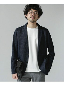 【SALE／20%OFF】nano・universe N jacke テックツィードライトジャケット ナノユニバース ニット カーディガン グレー ネイビー ブラック【送料無料】