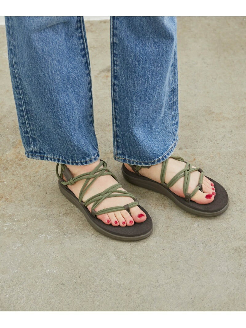 【SALE／50%OFF】ROPE' PICNIC PASSAGE 【Teva】テバ VOYA INFINITY SPACE DYE ロペピクニック シューズ・靴 サンダル グリーン ピンクのサムネイル