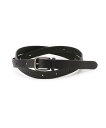 DIGAWEL LEATHER BELT ディガウェル ファッション雑貨 ベルト ブラック ブラウン カーキ