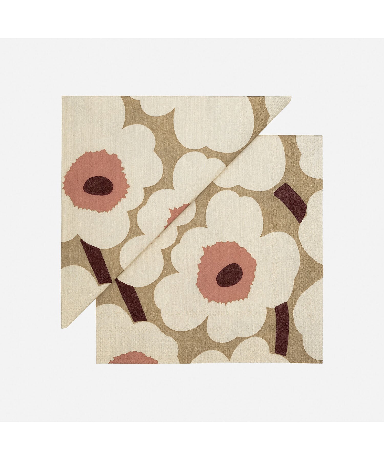 Marimekko Unikko カクテルナプキン25X25 マリメッコ ファッション雑貨 その他のファッション雑貨 ベー..