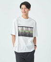 UNITED ARROWS green label relaxing 【別注】＜TOKYO SEQUENCE FRUIT OF THE LOOM＞GLR プリントTシャツ ユナイテッドアローズ グリーンレーベルリラクシング トップス カットソー Tシャツ ホワイト レッド【送料無料】