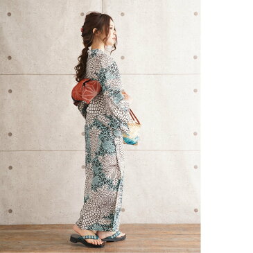 utatane utatane/(W)和風館 セオアルファ ceoα 浴衣3点セット 水色の糸目菊 ウタタネ ビジネス/フォーマル 着物/浴衣 ブルー【送料無料】
