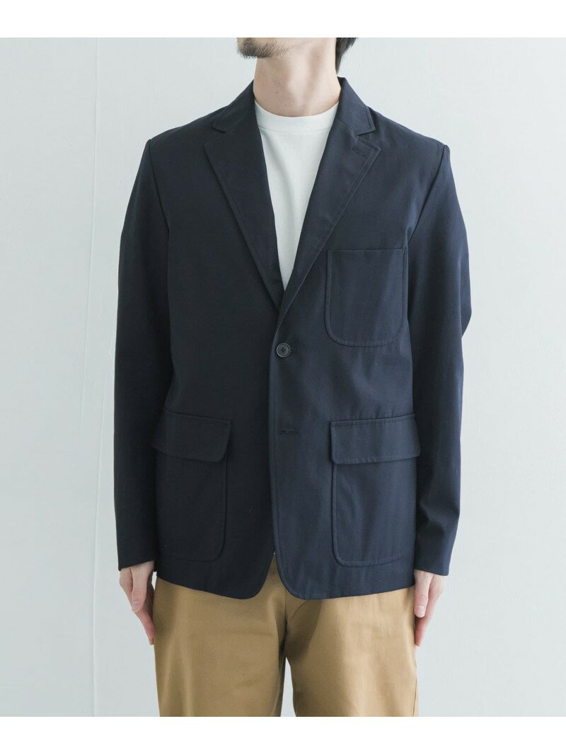 3 Patch Pocket Jacket C5J-7-UF03: Navy